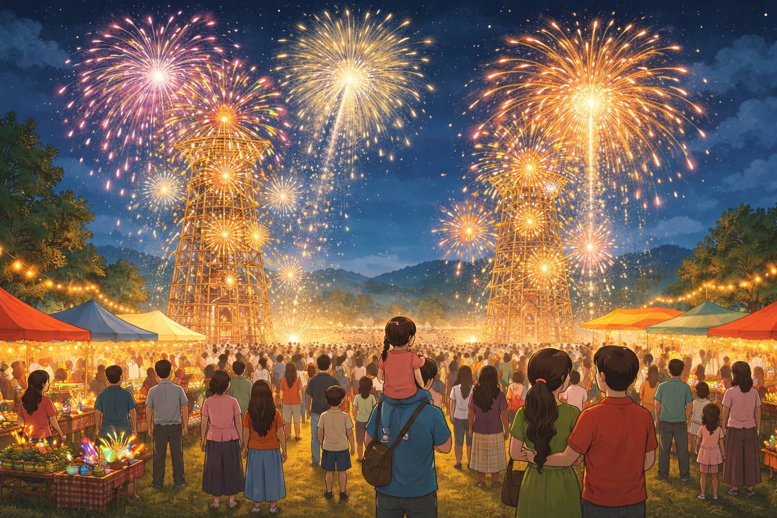 Pirotecnia de la feria de Cuacnopalan